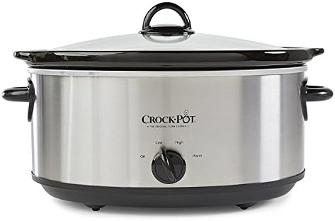 7 Quart Oval Manual Slow Cooker – Stainless Steel - Curated Catalog