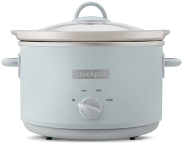 4.5 Quart Manual Slow Cooker – Macaroon Blue - Curated Catalog