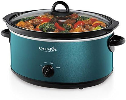 7 Quart Manual Slow Cooker – Turquoise - Curated Catalog