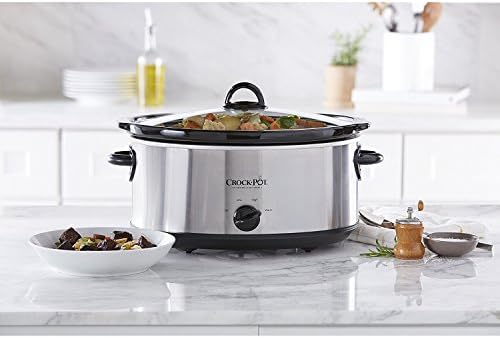 7 Quart Oval Manual Slow Cooker – Stainless Steel - Curated Catalog