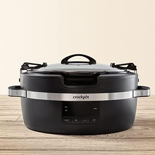 Thermoshield 6 Quart Slow Cooker with Carry Handles - Curated Catalog
