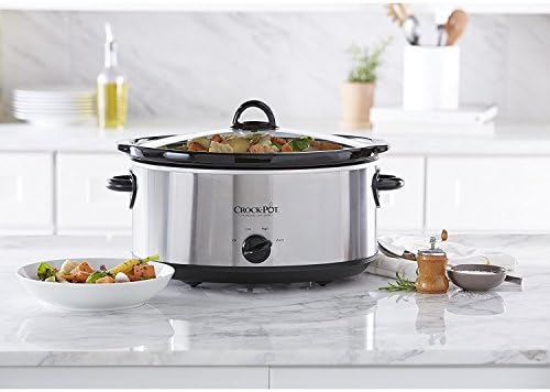 7 Quart Oval Manual Slow Cooker – Stainless Steel - Curated Catalog
