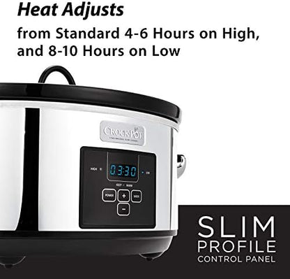 7 Quart Programmable Slow Cooker – Polished Platinum - Curated Catalog