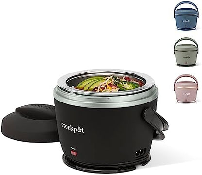 Electric Lunch Box Food Warmer 20oz – Black - Curated Catalog