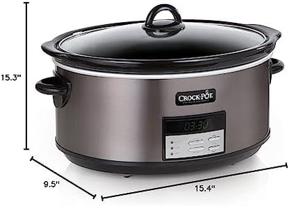 8 Quart Programmable Slow Cooker with Auto Warm - Curated Catalog