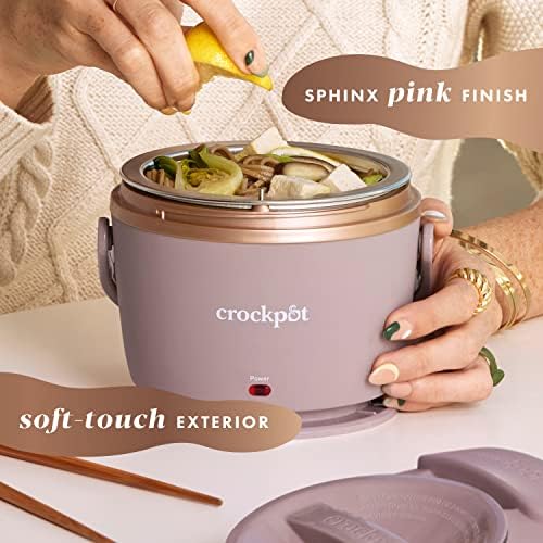 Electric Lunch Box Food Warmer 20oz – Blush Pink - Curated Catalog