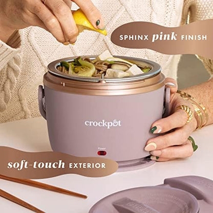 Electric Lunch Box Food Warmer 20oz – Blush Pink - Curated Catalog