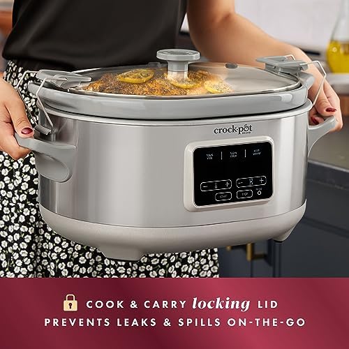 7 Quart Programmable Cook & Carry Slow Cooker - Curated Catalog