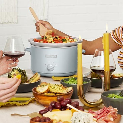 4.5 Quart Manual Slow Cooker – Macaroon Blue - Curated Catalog