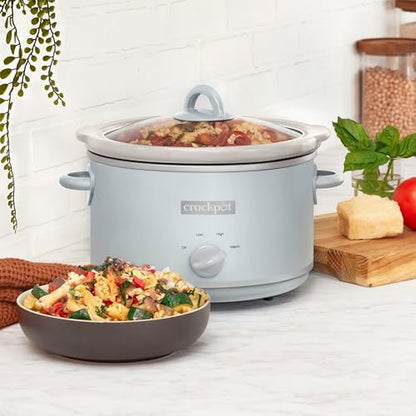 4.5 Quart Manual Slow Cooker – Macaroon Blue - Curated Catalog