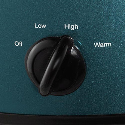 7 Quart Manual Slow Cooker – Turquoise - Curated Catalog