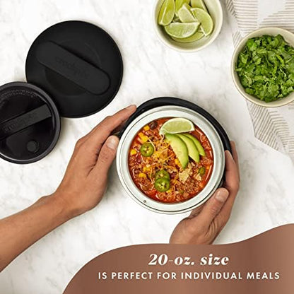 Electric Lunch Box Food Warmer 20oz – Black - Curated Catalog