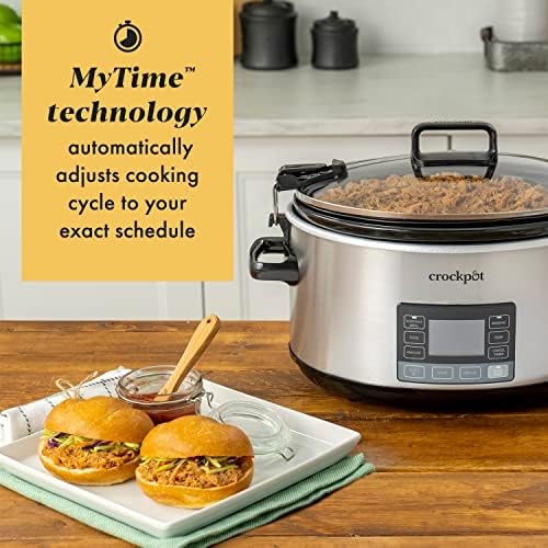 7 Quart Portable Programmable Slow Cooker with Timer - Curated Catalog