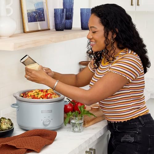 4.5 Quart Manual Slow Cooker – Macaroon Blue - Curated Catalog
