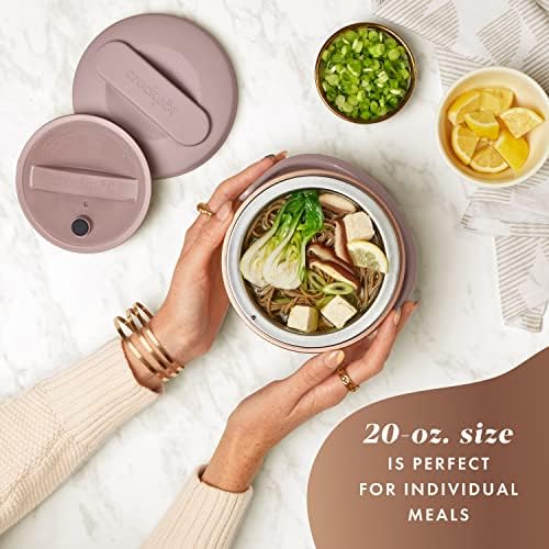 Electric Lunch Box Food Warmer 20oz – Blush Pink - Curated Catalog