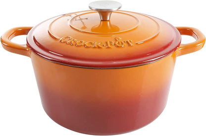 3 Quart Enameled Cast Iron Dutch Oven – Aqua - Curated Catalog