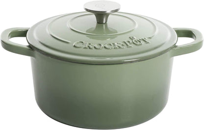 3 Quart Enameled Cast Iron Dutch Oven – Aqua - Curated Catalog
