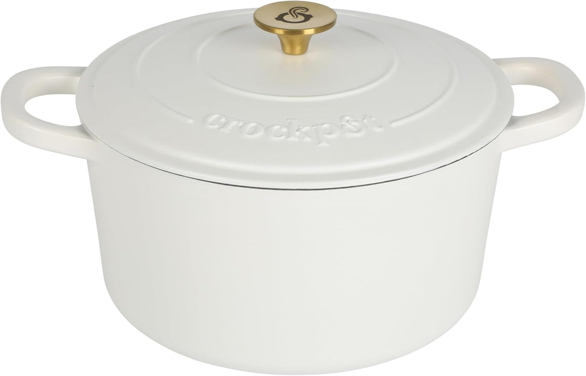 3 Quart Enameled Cast Iron Dutch Oven – Aqua - Curated Catalog