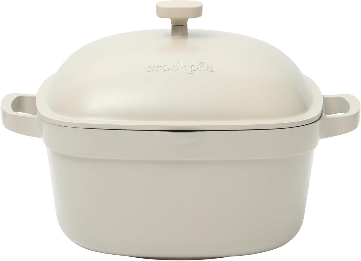 3 Quart Enameled Cast Iron Dutch Oven – Aqua - Curated Catalog