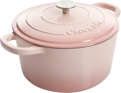 3 Quart Enameled Cast Iron Dutch Oven – Aqua - Curated Catalog