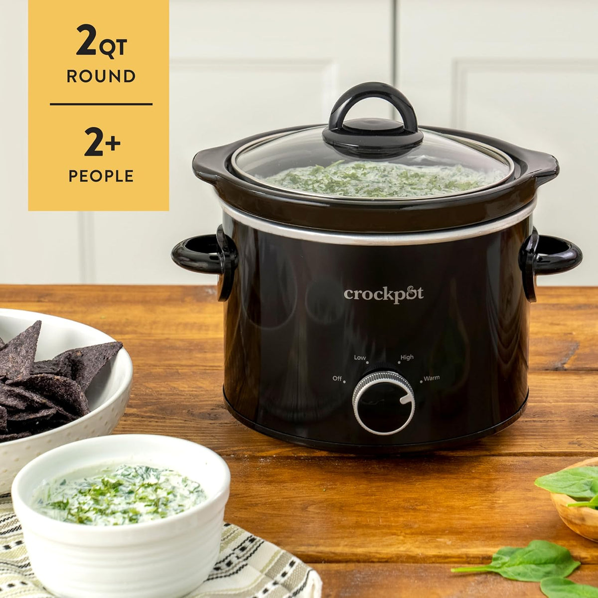 2 Quart Mini Slow Cooker – Classic Compact Cooker - Curated Catalog